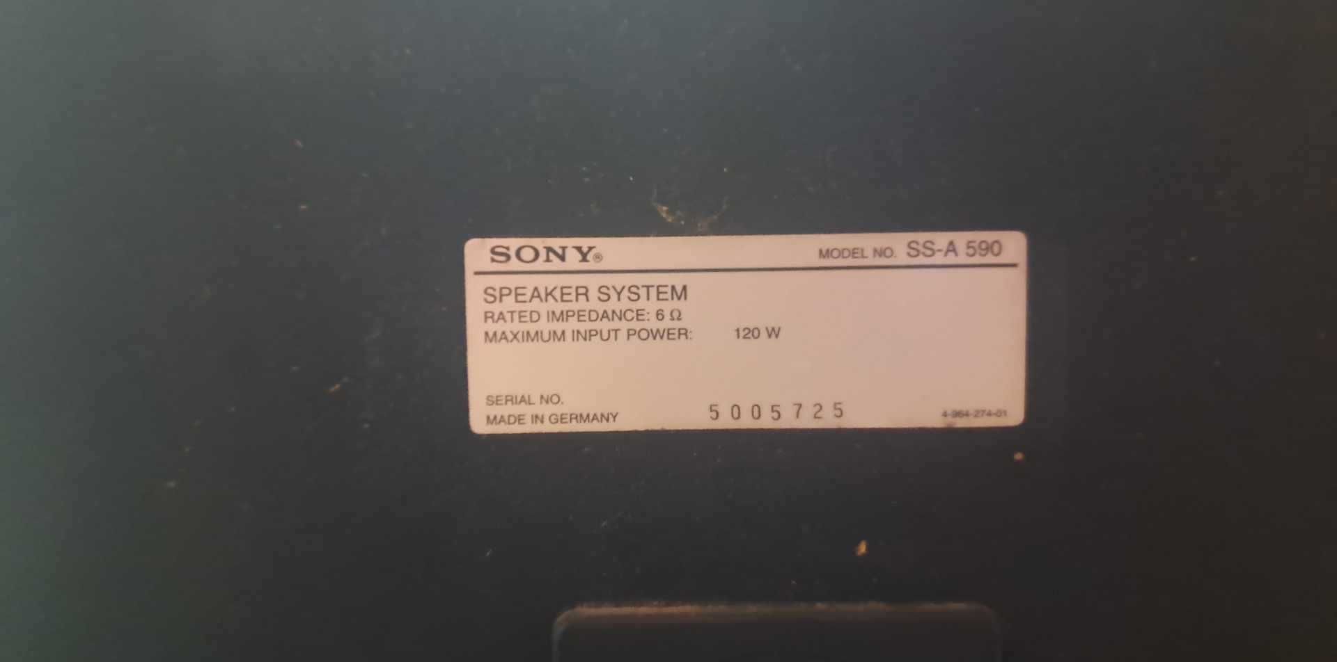 Głośniki Sony ss-a-590.