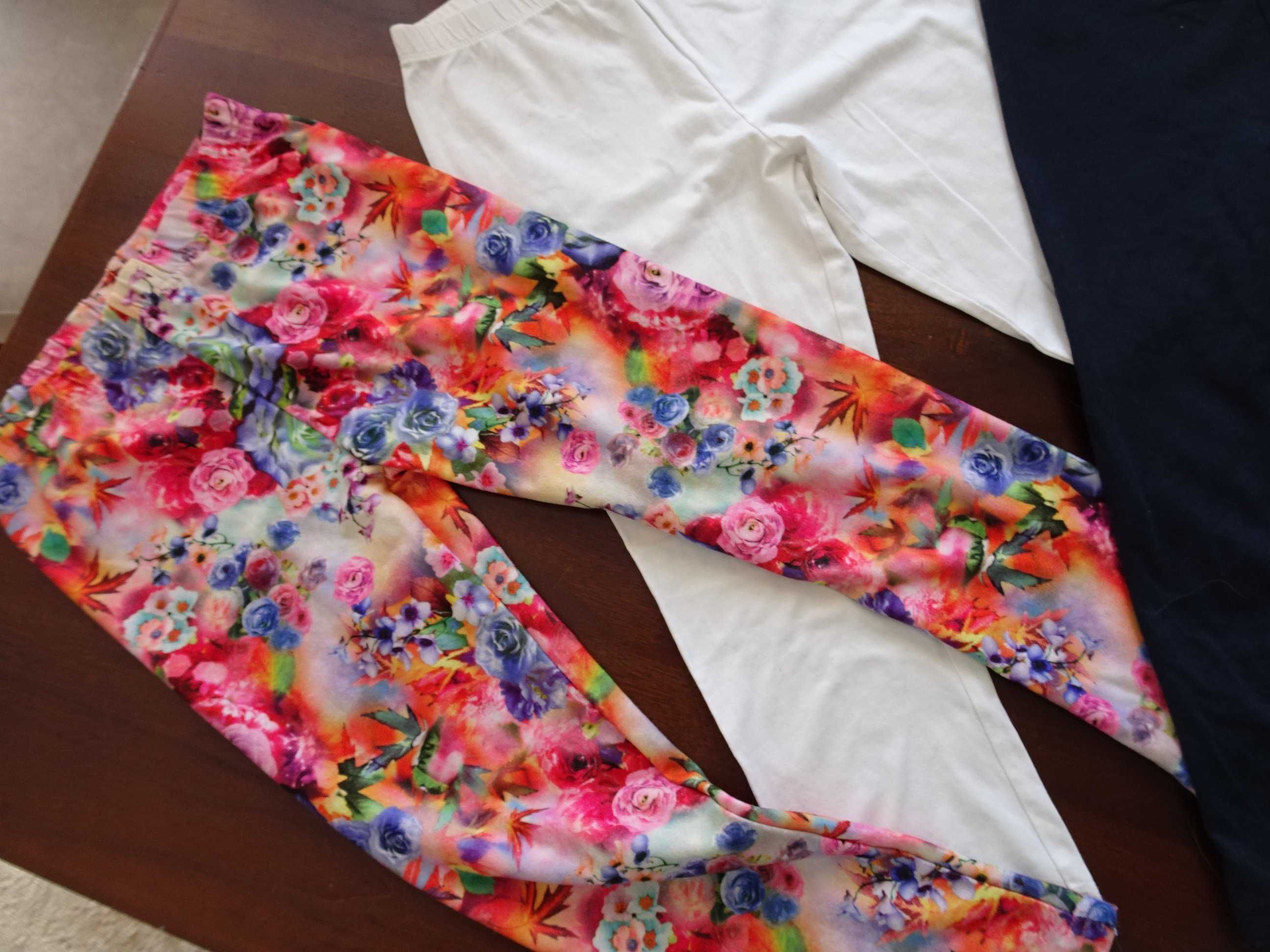 H&M legginsy 3 szt getry 134