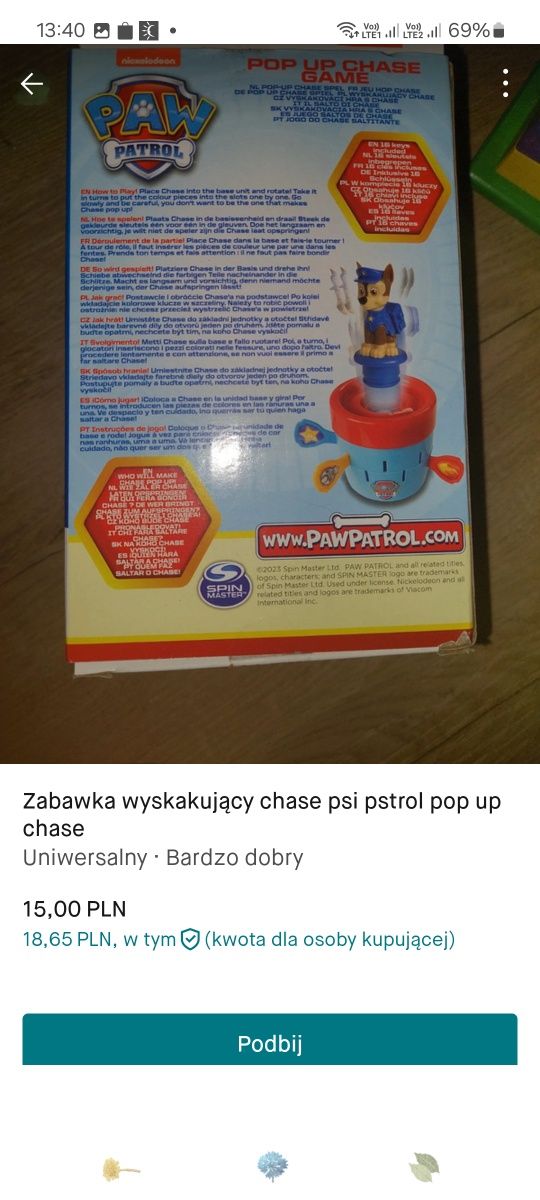 Wyskakujący Chase pop up action gra rezerwacja