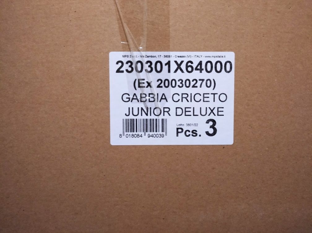 Клітка для гризунів Fop «Junior Deluxe» 42 x 34 x 22 см