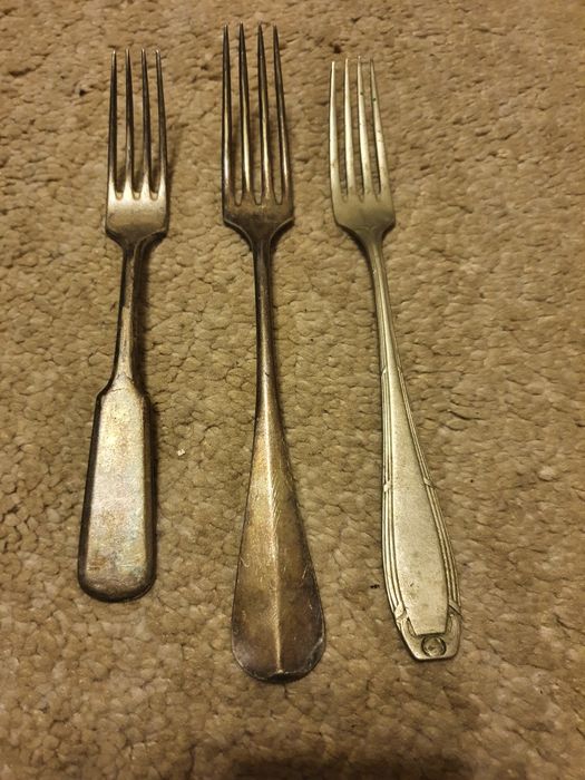 Stare widelce 3 szt