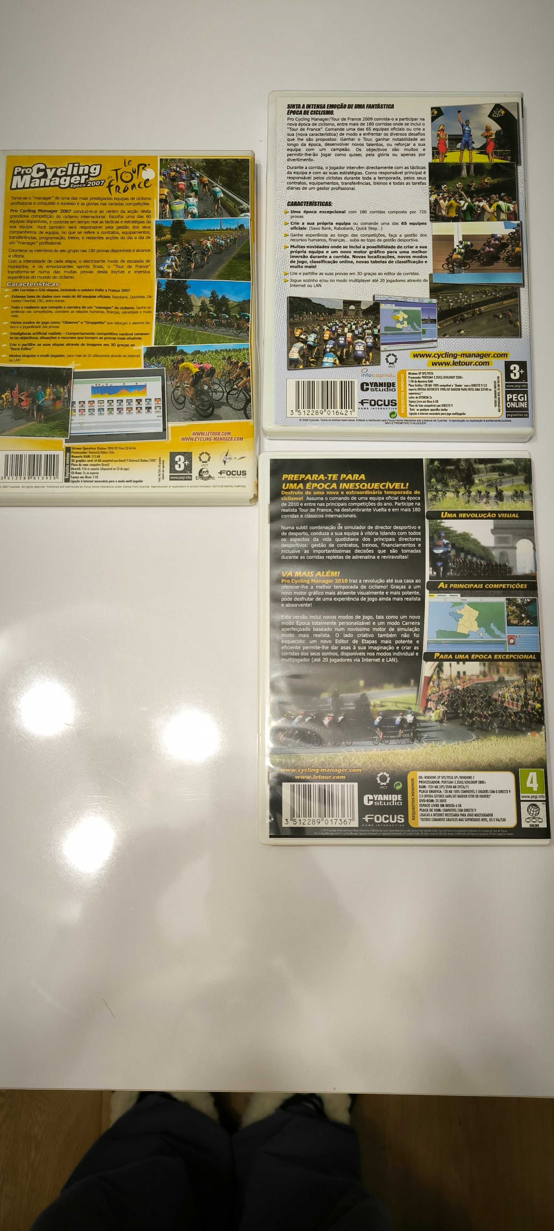 Jogos Pro Cycling Manager para PC - na caixa original DVD