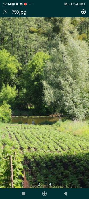 Старый дом с участком на берегу озера