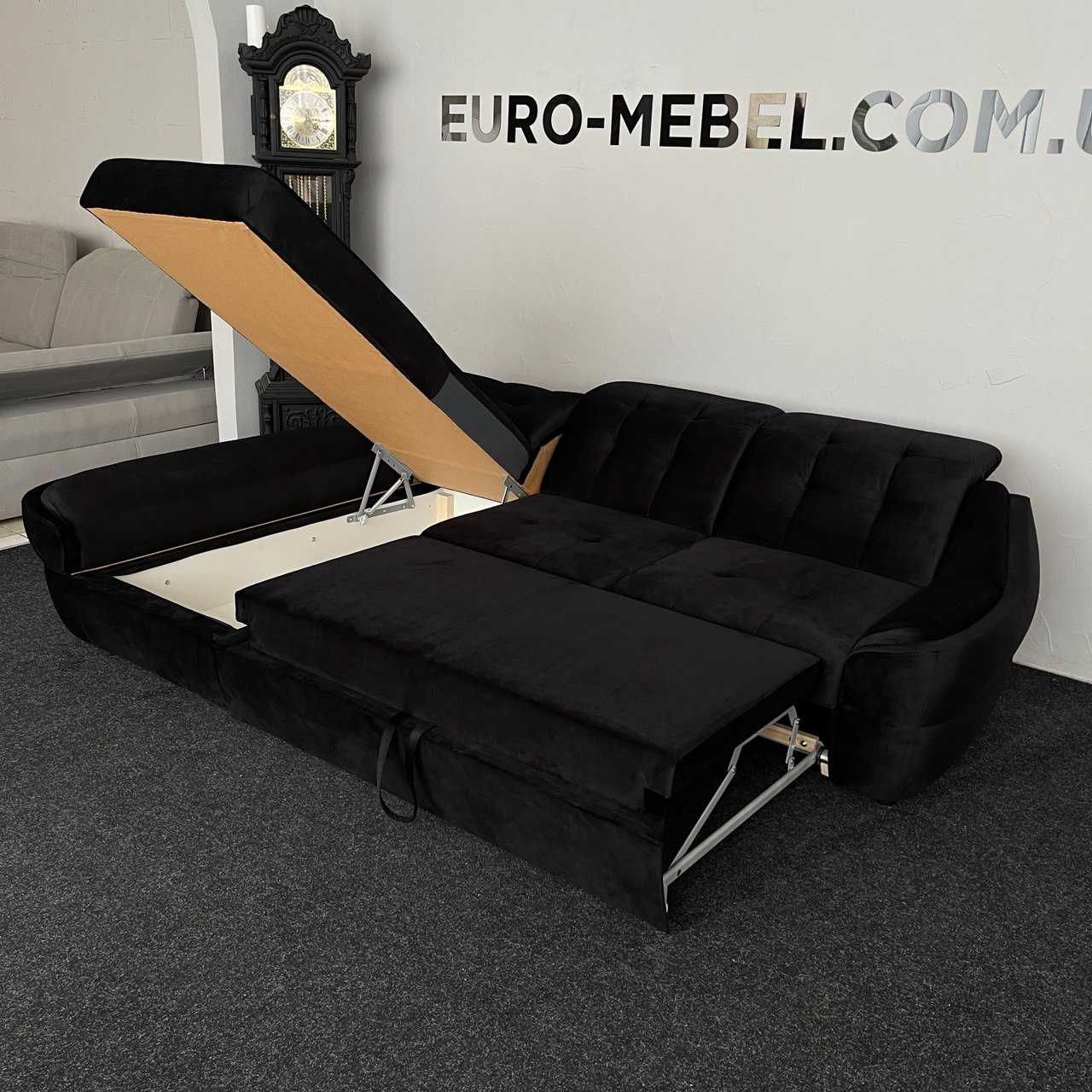 Розкладний диван велюр