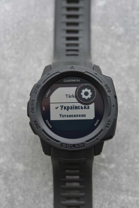 Instinct Solar Garmin Graphite ідеальний стан