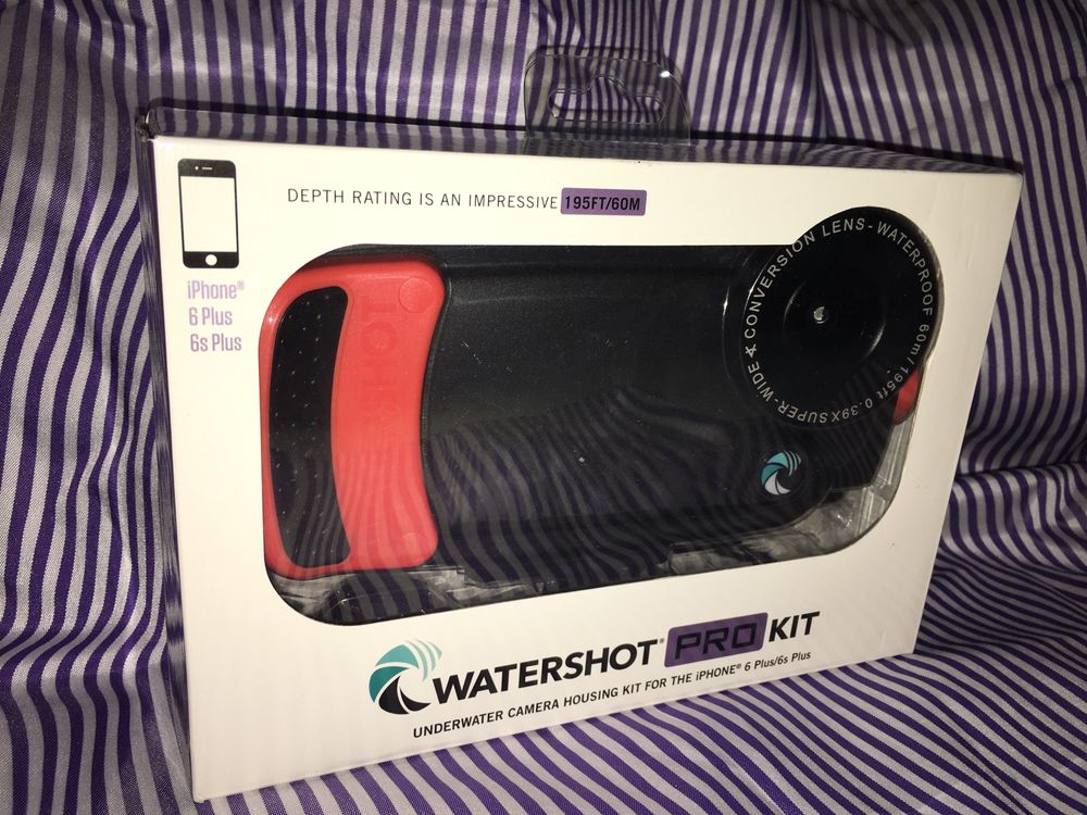 Caixa WATERSHOT® Pro Line IPhone 6(S) PRETO/Vermelho