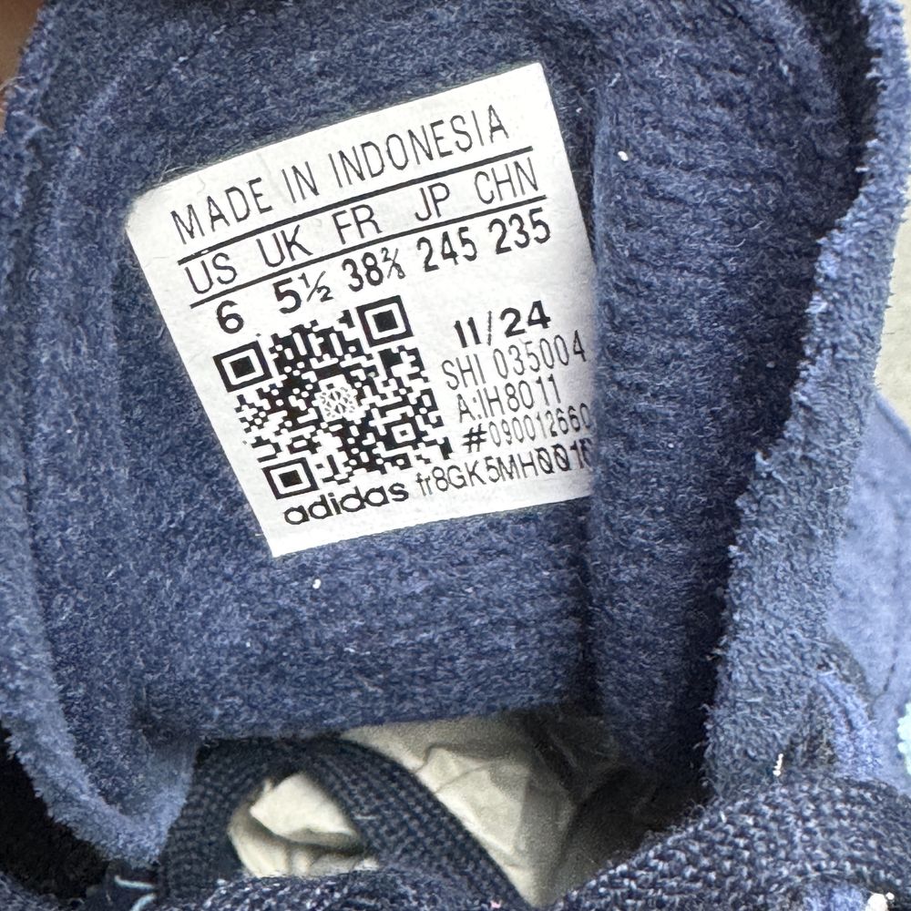 Сині шкіряні кросівки Adidas Spezial IH8011 ОРИГІНАЛ 100% 38.5/40 р