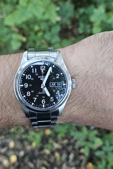 1 Rok gwarancji ! Super Cena zegarek Seiko 5 Automatic srpg27k1
