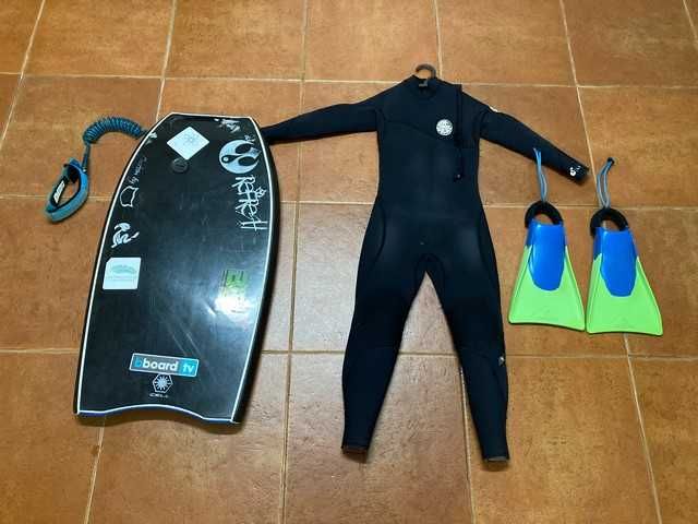 Pes de pato para bodyboard