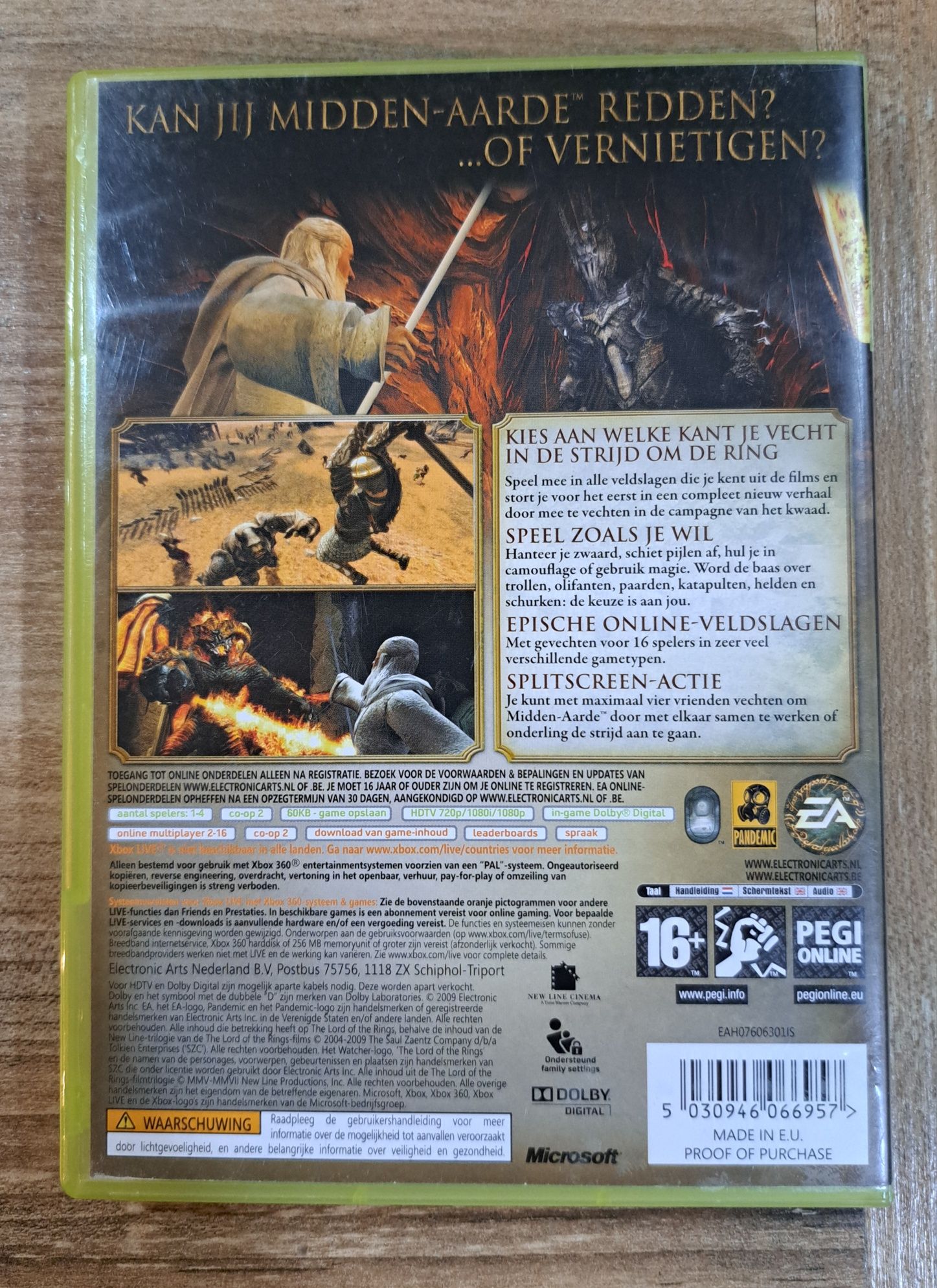 The Lord of The Rings Conquest Xbox 360 Komplet