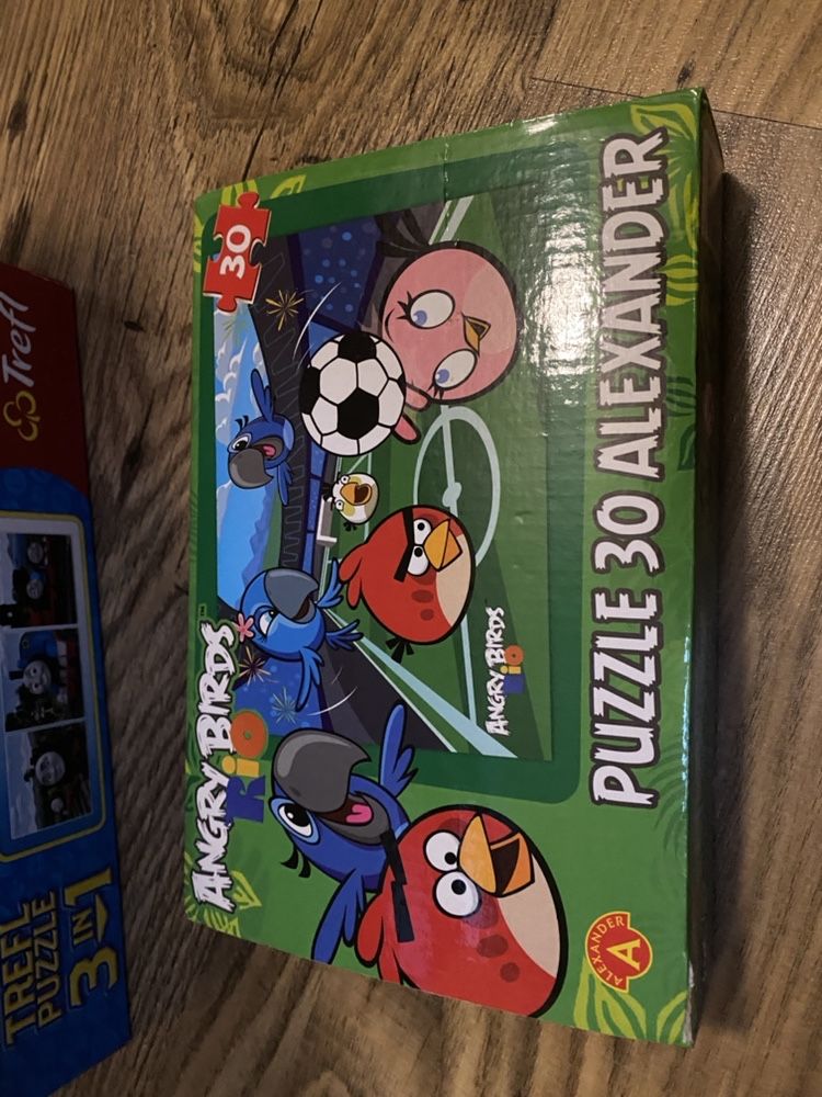 Puzzle dla dzieci, domino(kubus Puchatek, świnka peppa, auta)