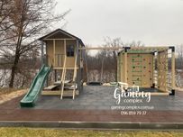 Дитячий ігровий будиночок з кубом. Детсктй домик с кубом. Домик. Куб.