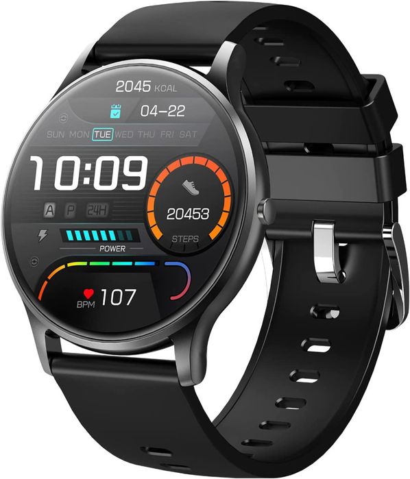 Smartwatch fitness 100 trybów sportowych GPS ciśnienie krwi saturacja