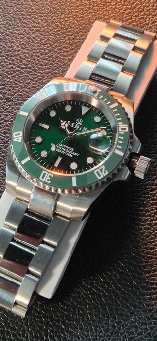 Zegarek nurkowy Esdin (Submariner homage, Miyota 2305)