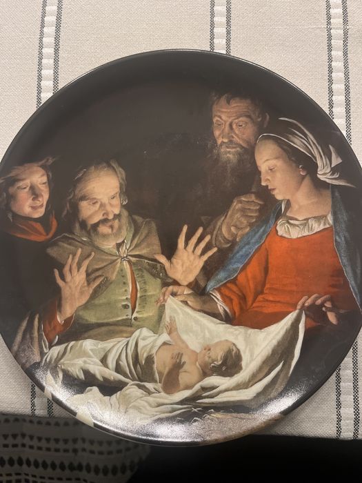 Pratos de Natal Vista Alegre de 1992 e 1993