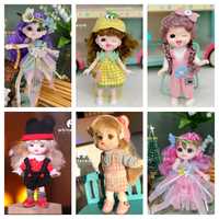 Шарнірні лялечки з одягом 12-16см.