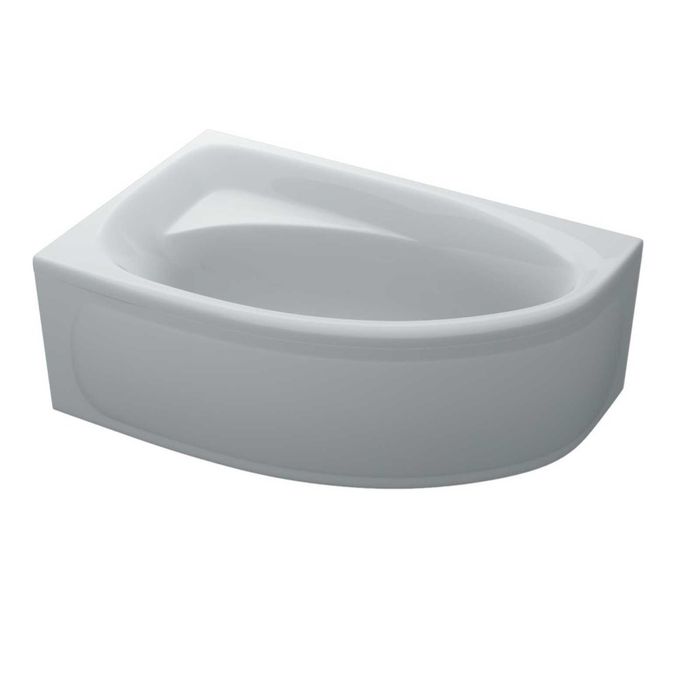 Ванни акрилові асиметричні,Ванна асиметрична + ноги + екран під ванну