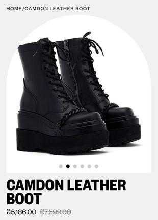 Шкіряні Готичні черевики D'amelio 38 39 розмір ботинки аниме