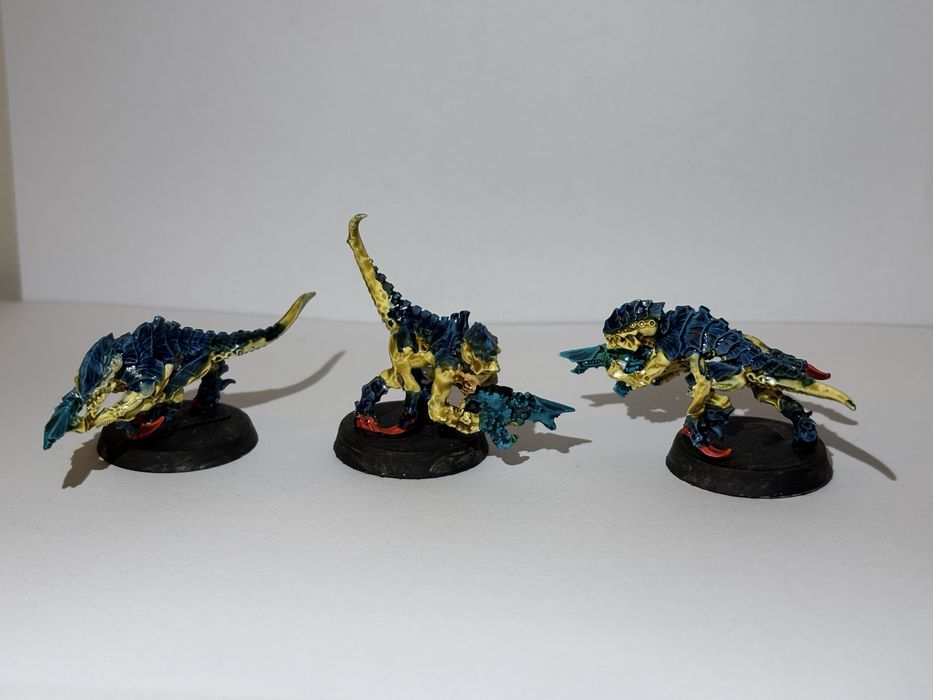 Tyranidzi mix/proxy. Carnifex, hormagaunt, warriors