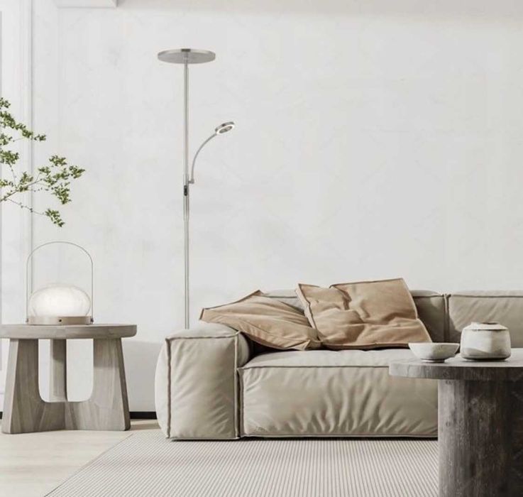 Stojąca lampa lampka podłogowa pionowa LED modern 6 trybów dotykowa