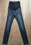 Spodnie ciążowe jeansy jeansowe H&M 34 XS Mama skinny high rib 160 64A