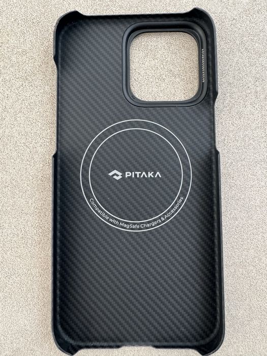 Чохол Pitaka MagEZ Case 4 600D Black/Grey iPhone 15 Pro Max