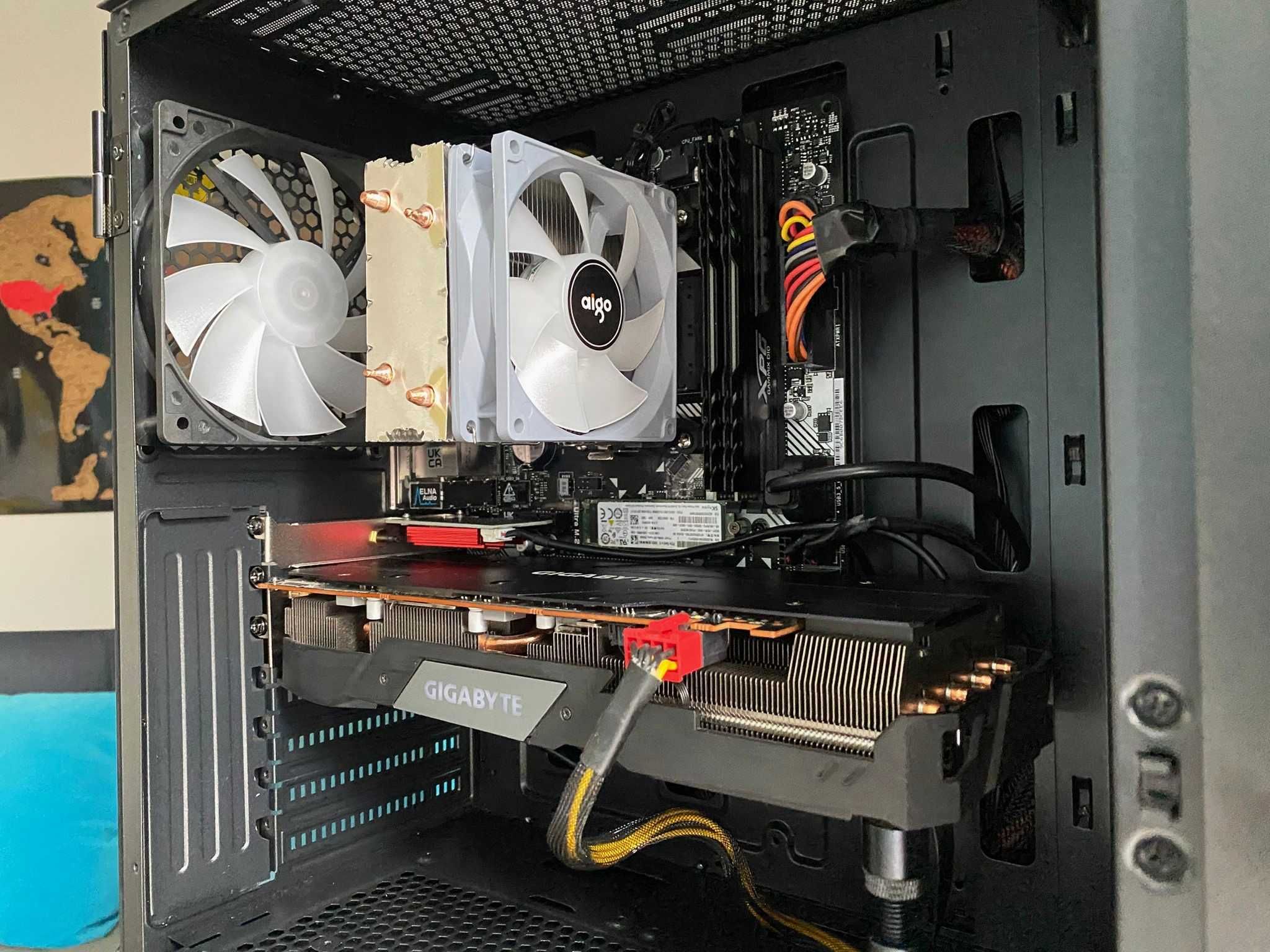 Komputer Gamingowy ARGB Ryzen5|RX5600XT|16GB RAM|SSD|WN11|WiFi,BT