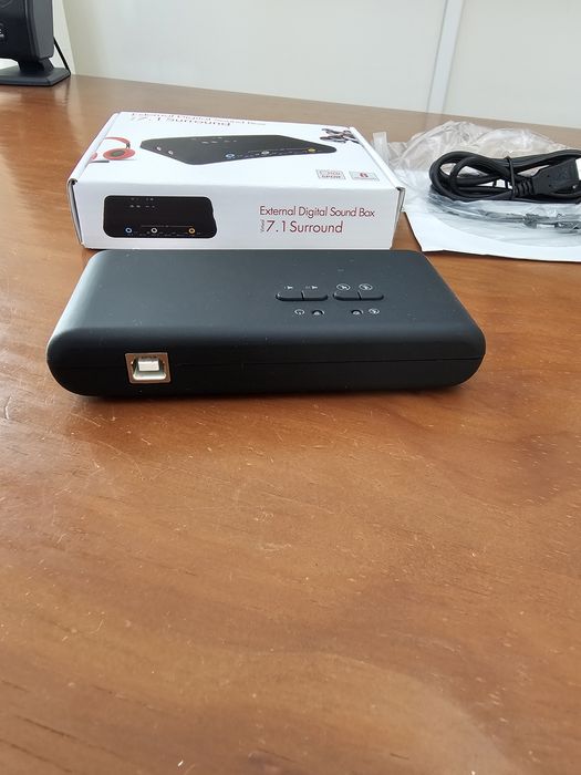Caixa de som usb de 7.1 canais