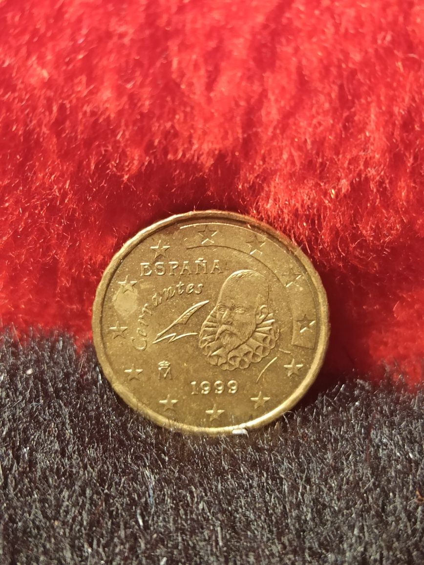 Moneta 10 Cent Euro Hiszpania Espana 1999 r.