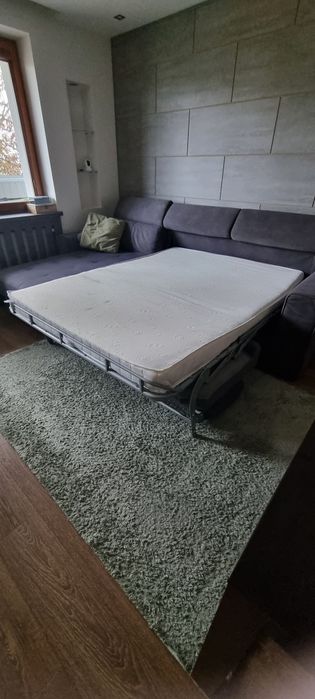 Narożnik Napoli Poldem + stół i krzesła
