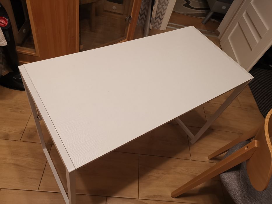 Małe Składane Biurko 100x 48 x 75 cm białe, nowe