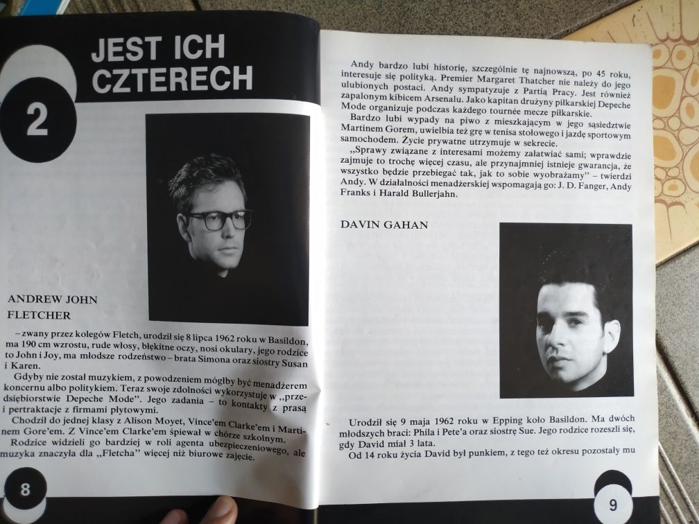 Książka album Depeche Mode Marek Sierocki