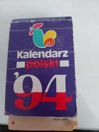 Oryginalna kartka z kalendarza 1994