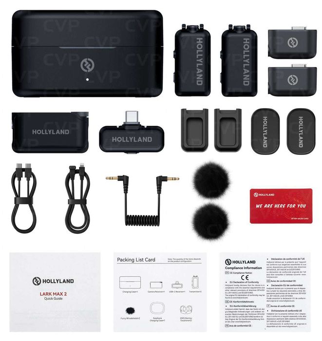 Hollyland Lark Max 2 Combo (SELADO - 3 ANOS DE GARANTIA)