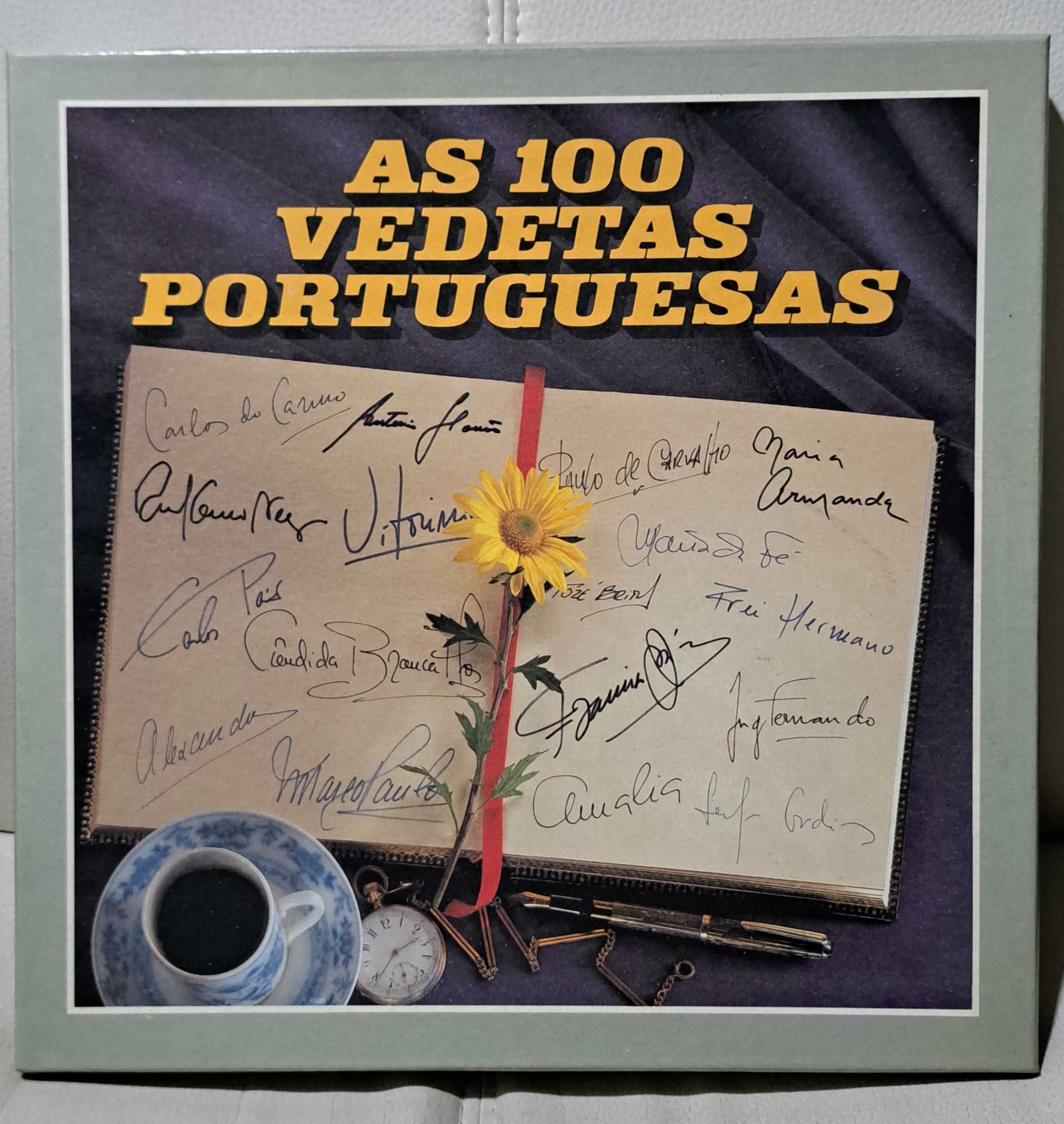 Coletânea "As 100 vedetas portuguesas", 8 discos vinil