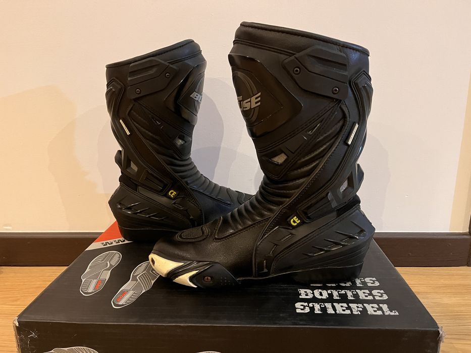 Botas moto racing, impermeaveis tamanho 42
