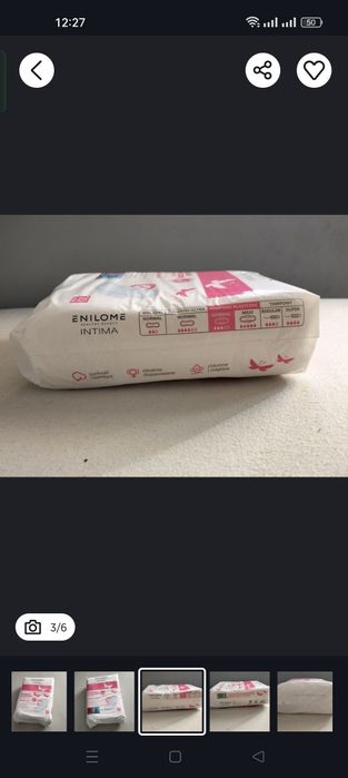 2 opakowania podpasek