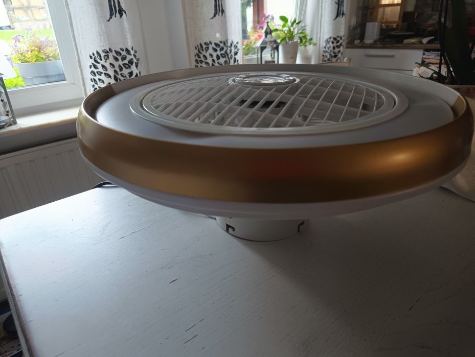 Wentylator sufitowy i lampa LED
