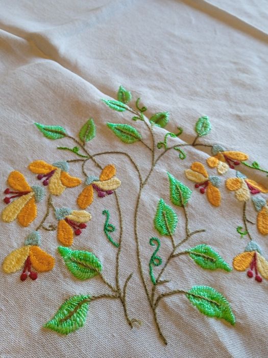 Toalha de chá e dois naprões