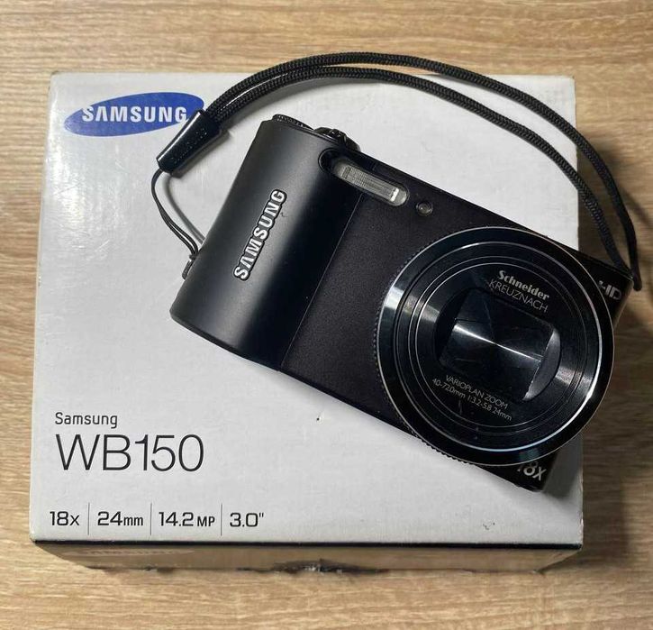 Фотоапарат Samsung WB150 мильниця
