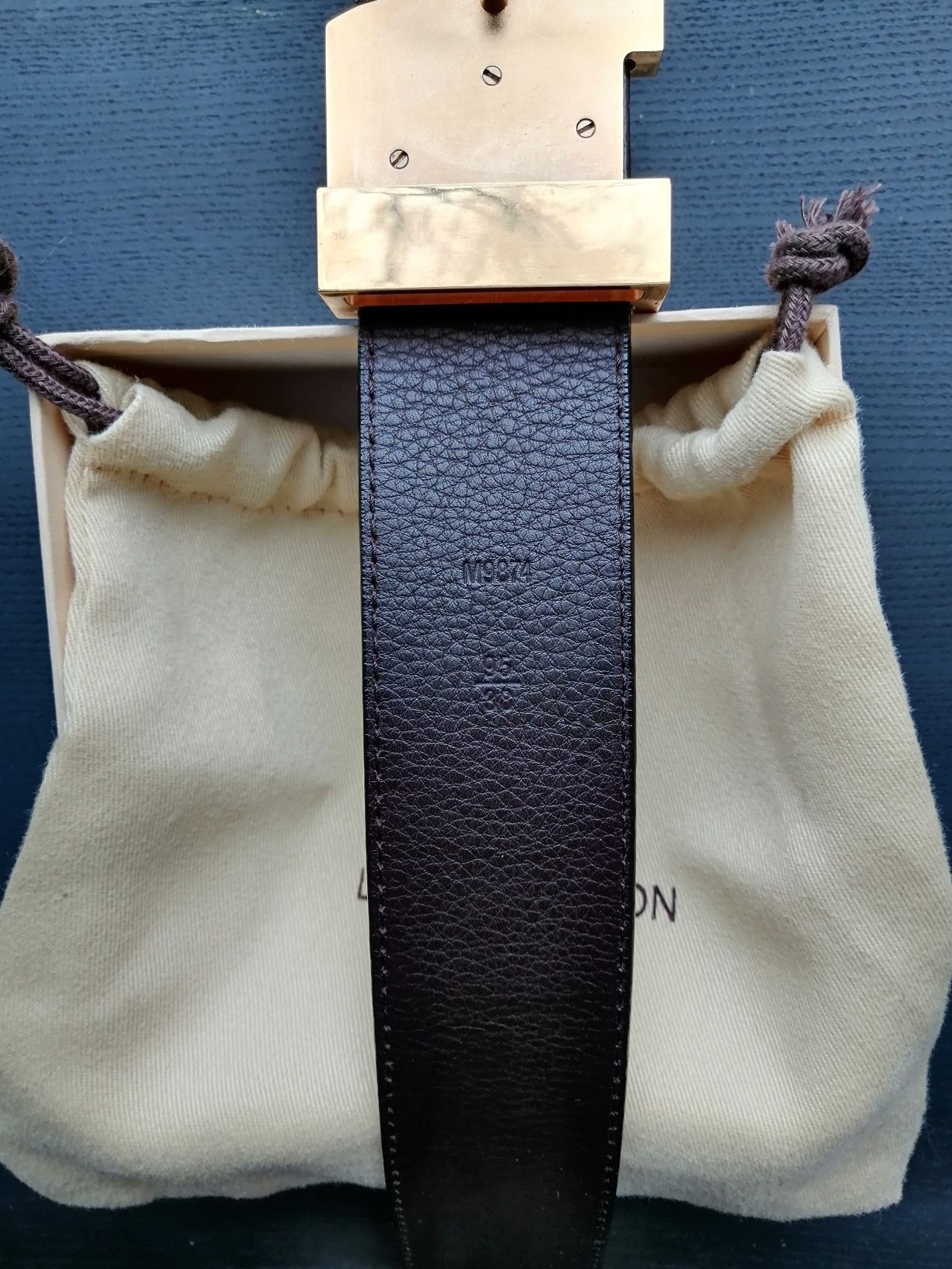 Ремень Luis Vuitton из лаковой кожи (оригинал)