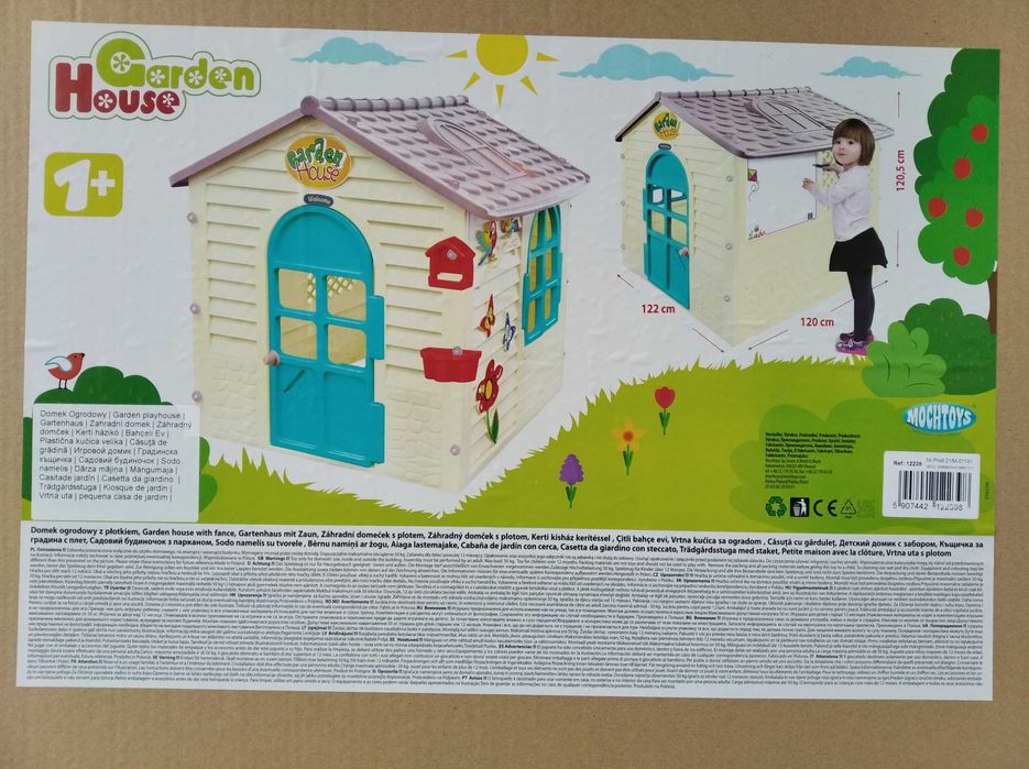 NAJTANIEJ Domek Ogrodowy Do Zabawy Pełny + Akcesoria