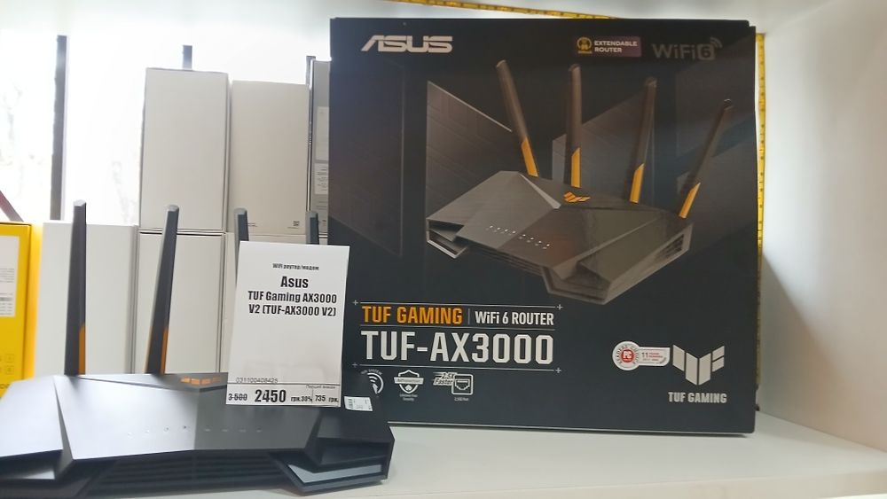 Роутер Asus TUF GAMING TUF-AX3000