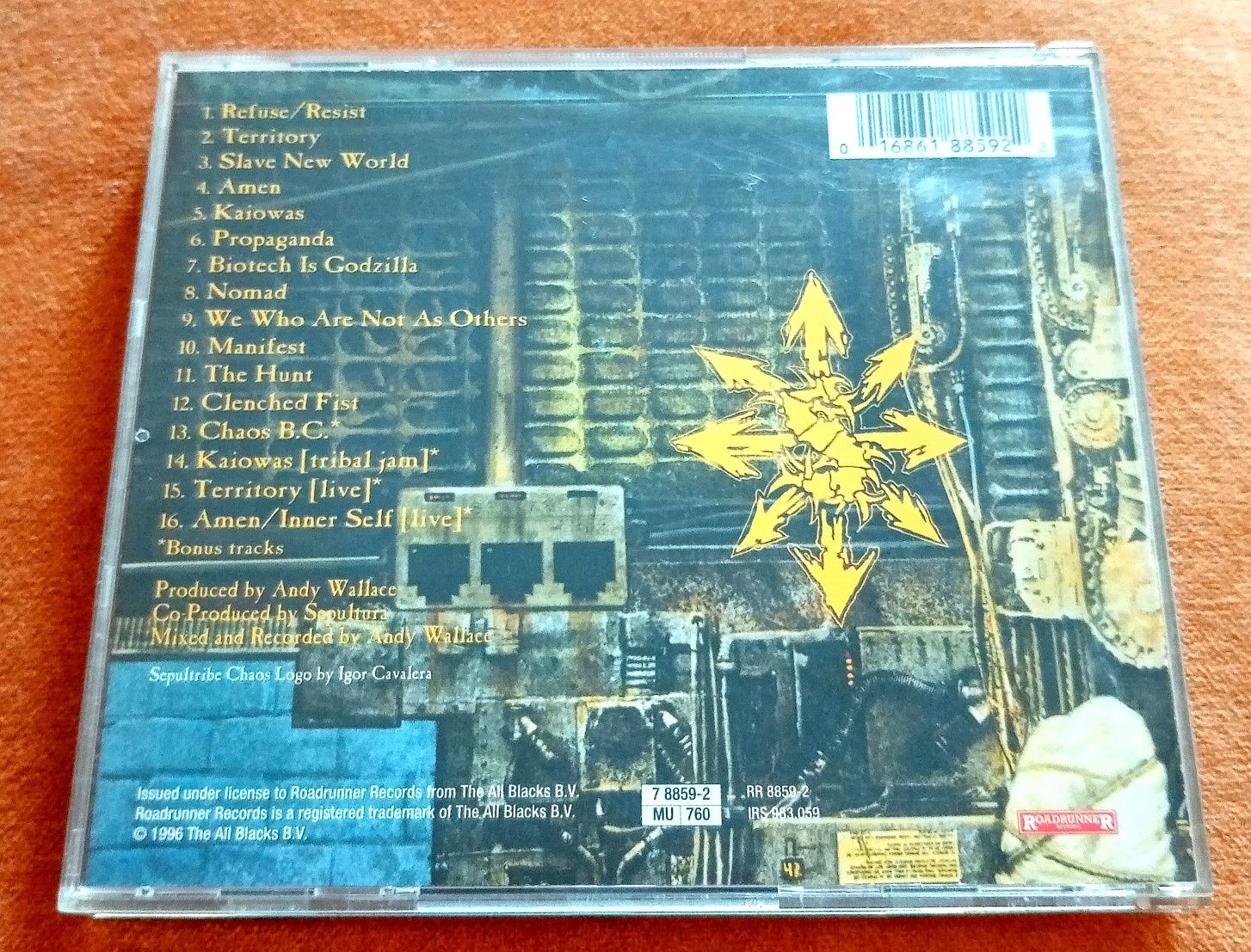 Sepultura - Chaos A.D   CD