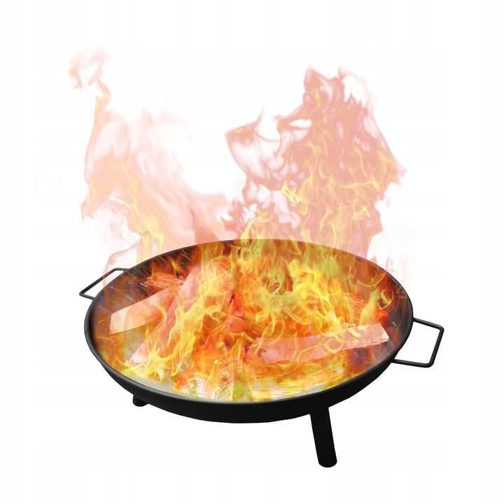 Grill ogrodowy trójnóg ruszt 60 cm wiszący 120cm duży ognisko
