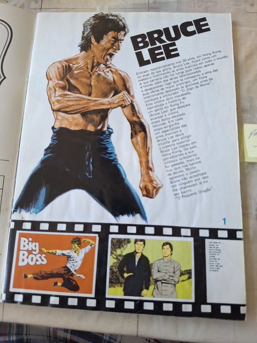 Colecção cromos Kung Fu Karaté