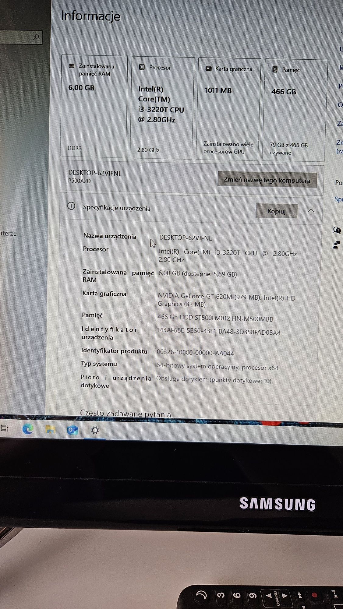 Komputer Samsung Ativ All In One