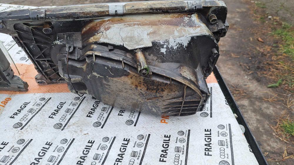 Reflektor, lampa, lusterka, mercedes 123