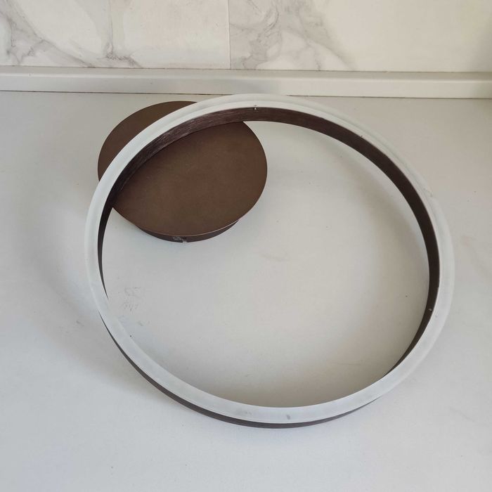 Люстра дизайнерская 23Вт светодиодная Brille BL-935 круглая коричневая