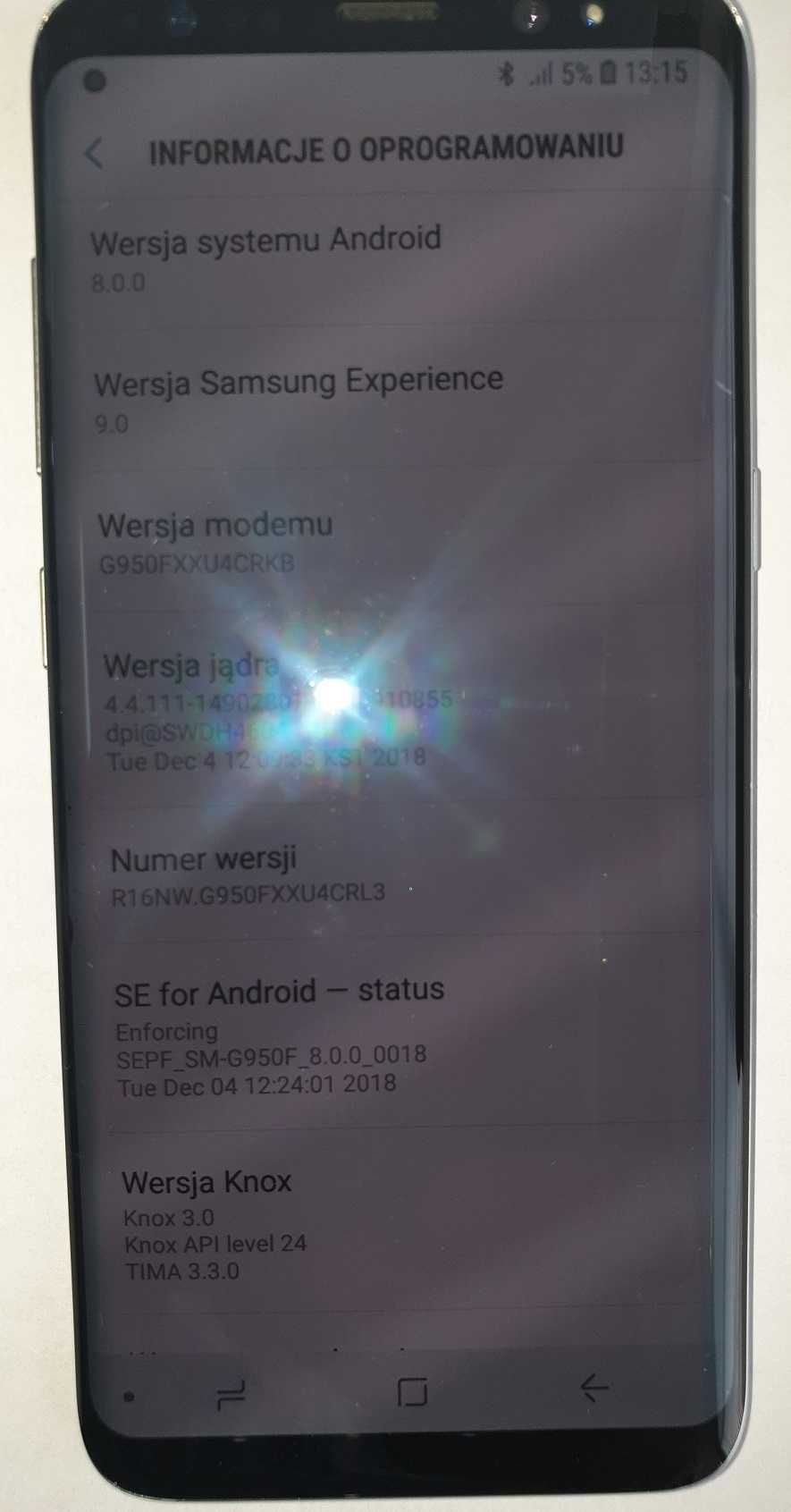 Sprzedam smartfon Samsung Galaxy S9 SM-G960F, DualSim, Złoty, Nie S8